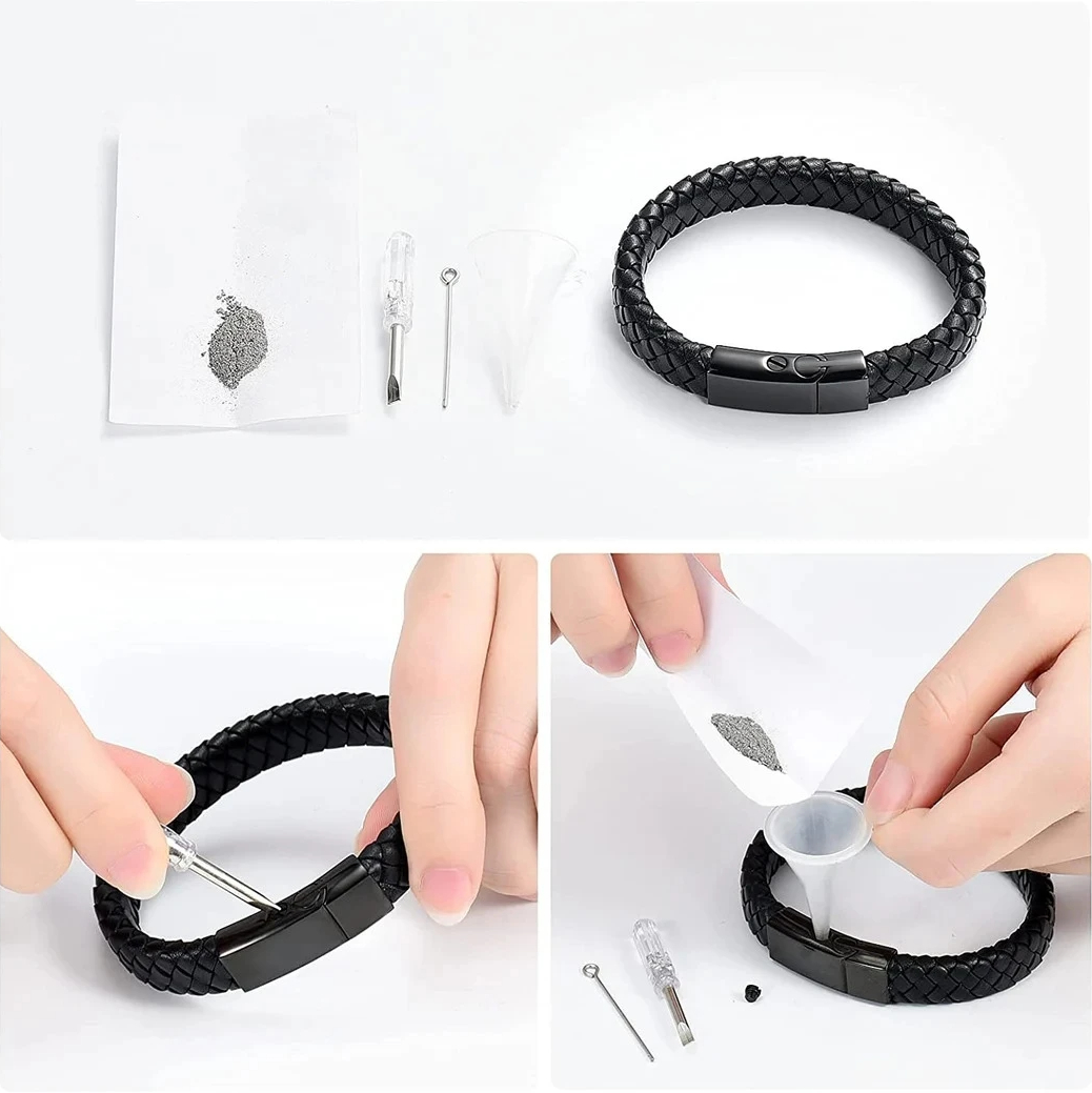 Zwarte as-armband