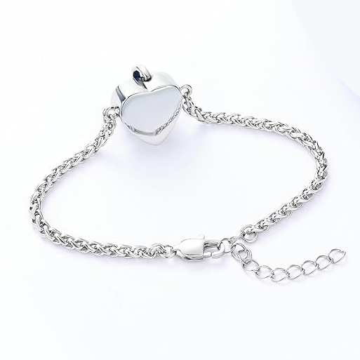 Kristallen hart as-armband