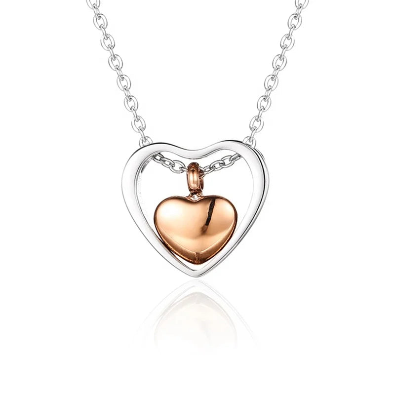 Dubbel hart as-ketting