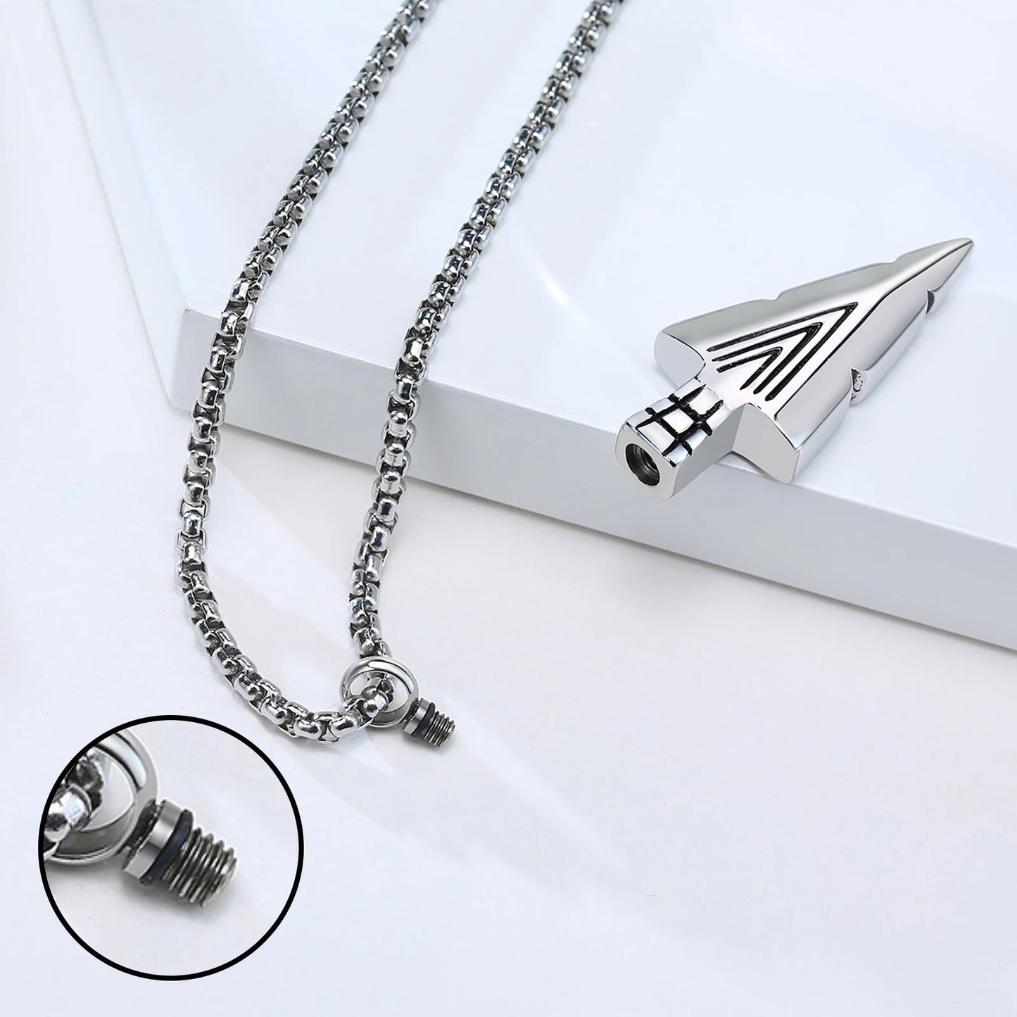 Tribal pijlpunt as-ketting