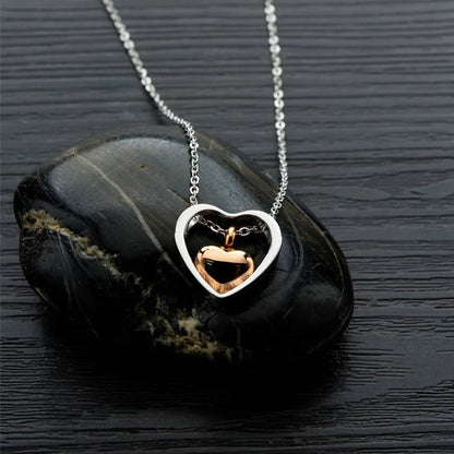 Dubbel hart as-ketting
