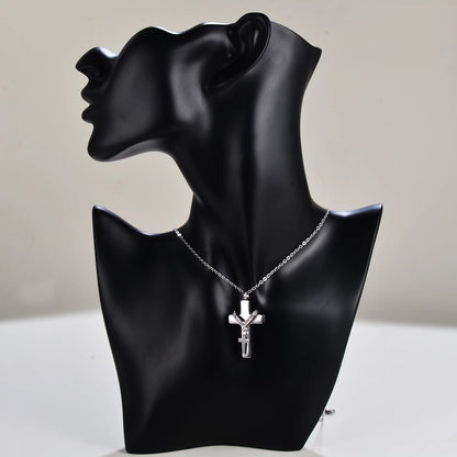 Dubbel kruis as-ketting