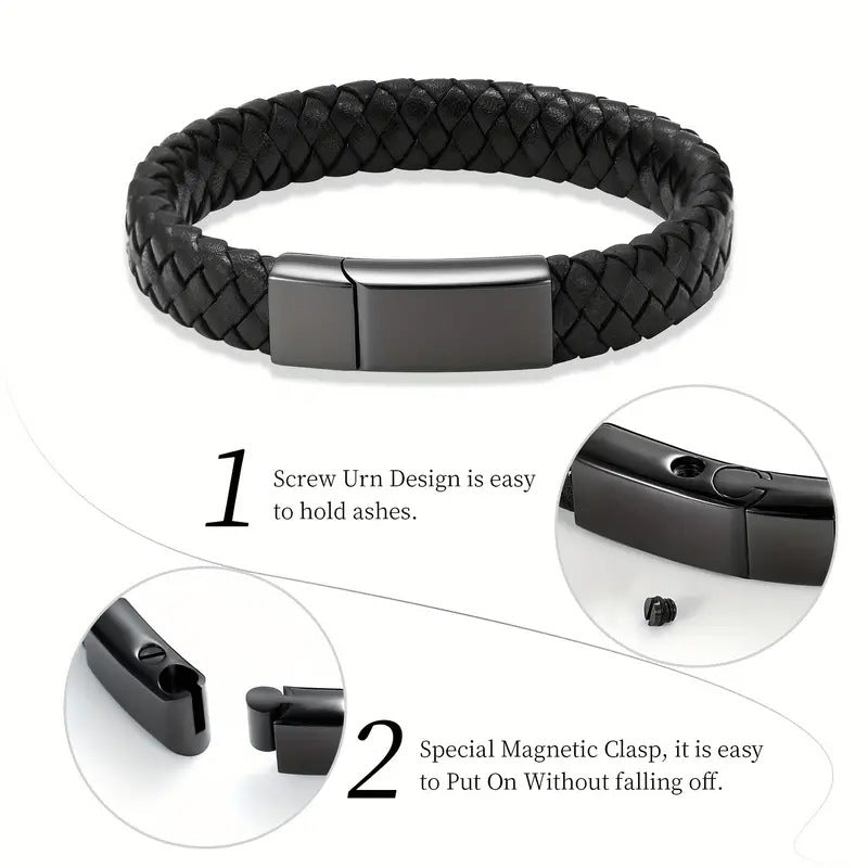 Zwarte as-armband