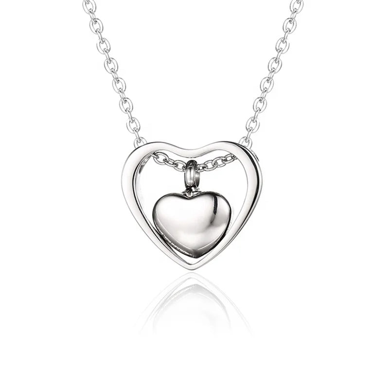Dubbel hart as-ketting