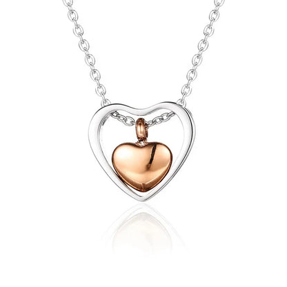Dubbel hart as-ketting
