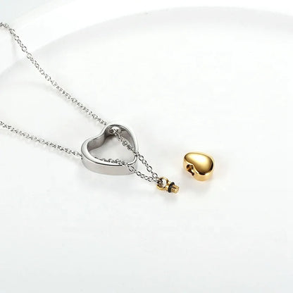 Dubbel hart as-ketting