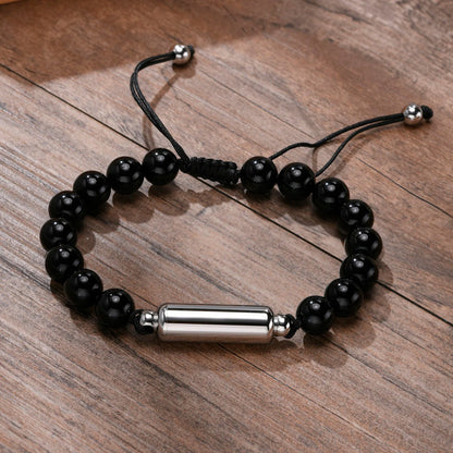 Kristallen kralen as-armband
