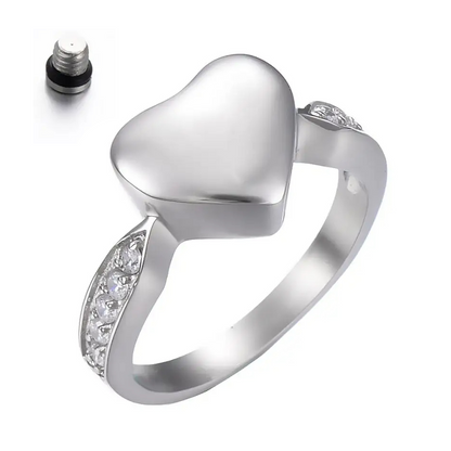 Hart-glas as-ring