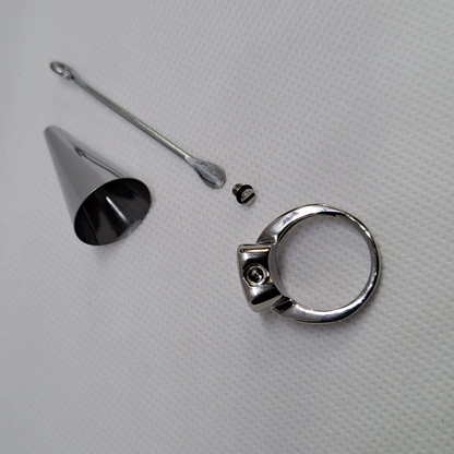 Hart-glas as-ring