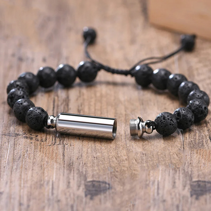 Kristallen kralen as-armband